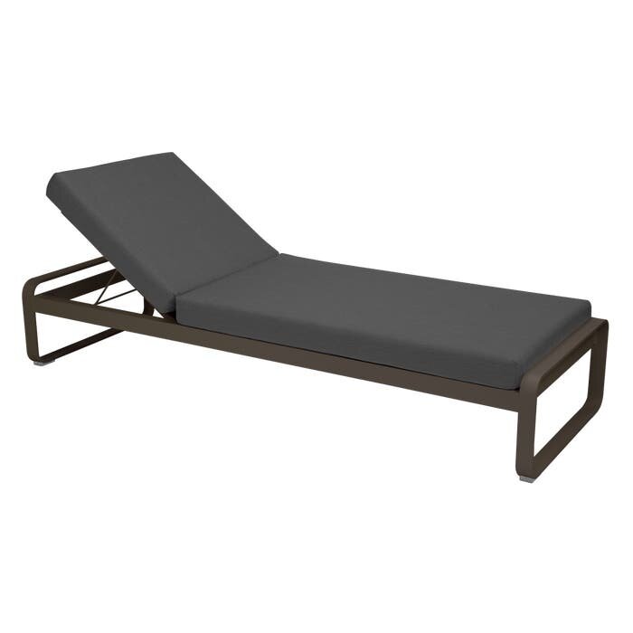 Fermob Bellevie Sunlounger Graphite Grey Cushion