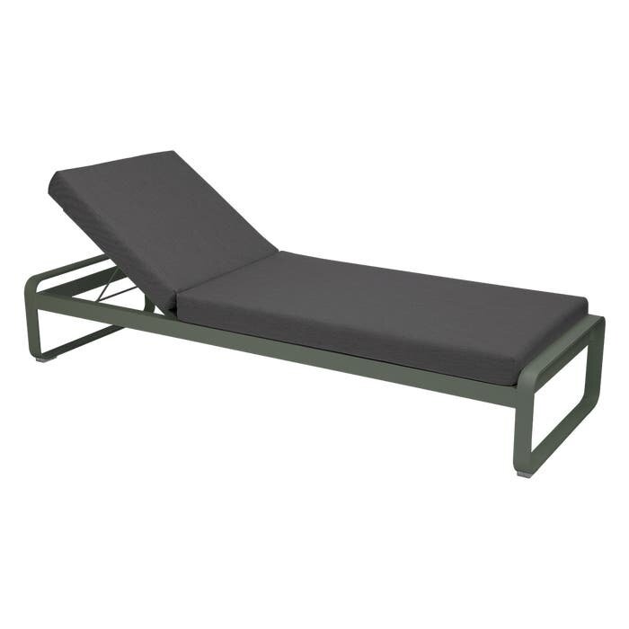 Fermob Bellevie Sunlounger Graphite Grey Cushion
