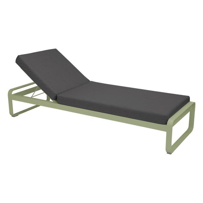 Fermob Bellevie Sunlounger Graphite Grey Cushion