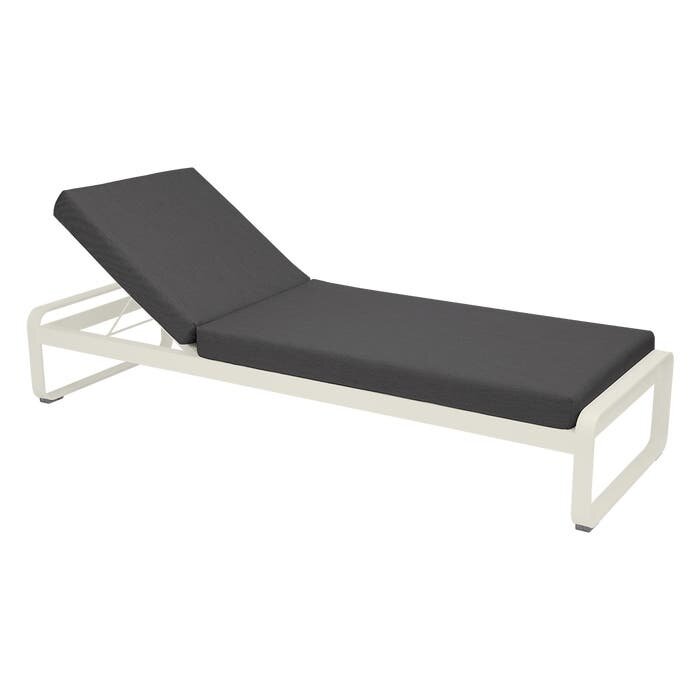 Fermob Bellevie Sunlounger Graphite Grey Cushion