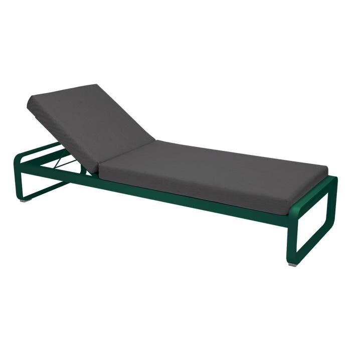Fermob Bellevie Sunlounger Graphite Grey Cushion