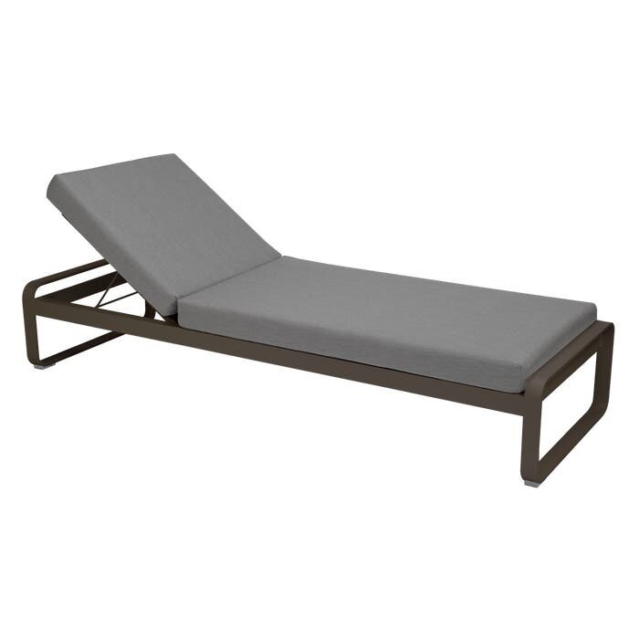 Fermob Bellevie Sunlounger Flannel Grey Cushion