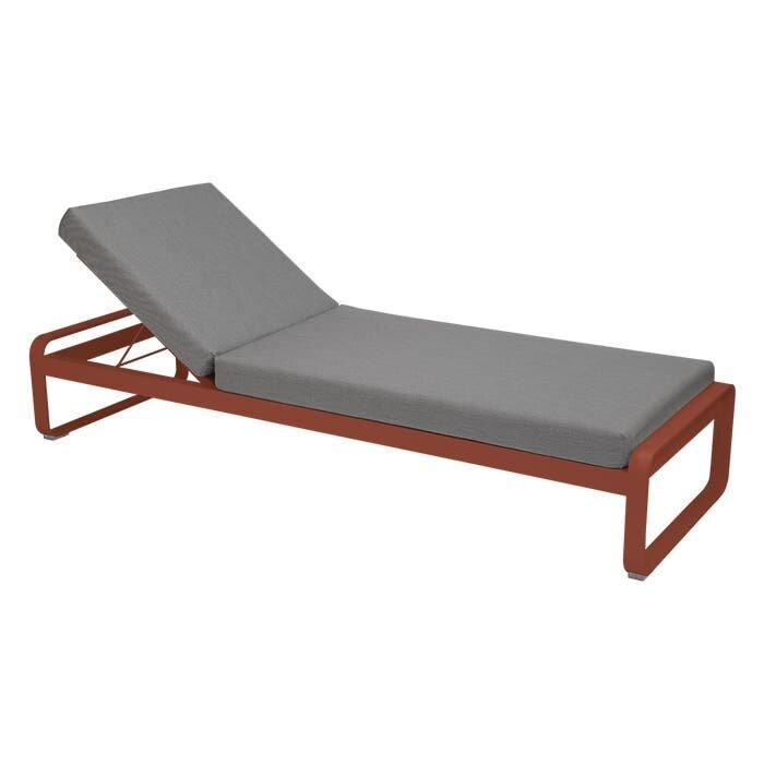 Fermob Bellevie Sunlounger Flannel Grey Cushion