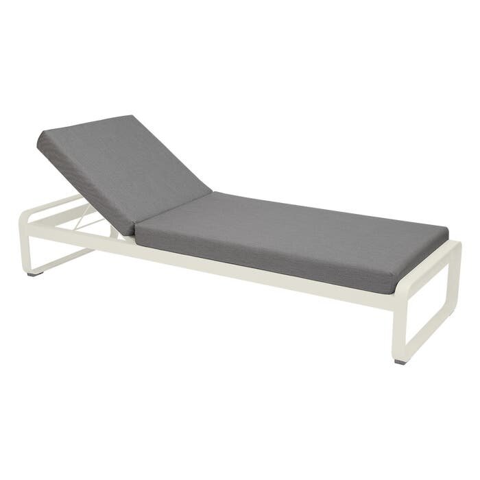 Fermob Bellevie Sunlounger Flannel Grey Cushion