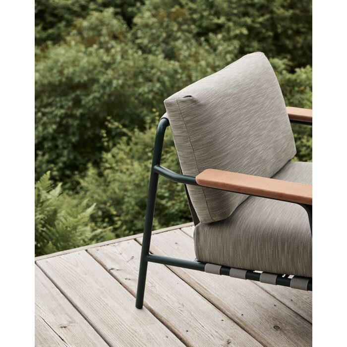 Muuto Settle Sofa 3-Seater Dark Green Frame Laze