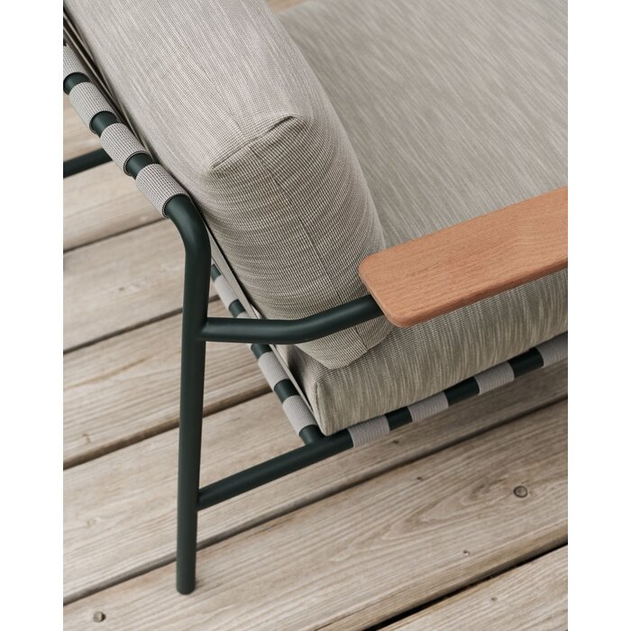 Muuto Settle Sofa 3-Seater Dark Green Frame Laze