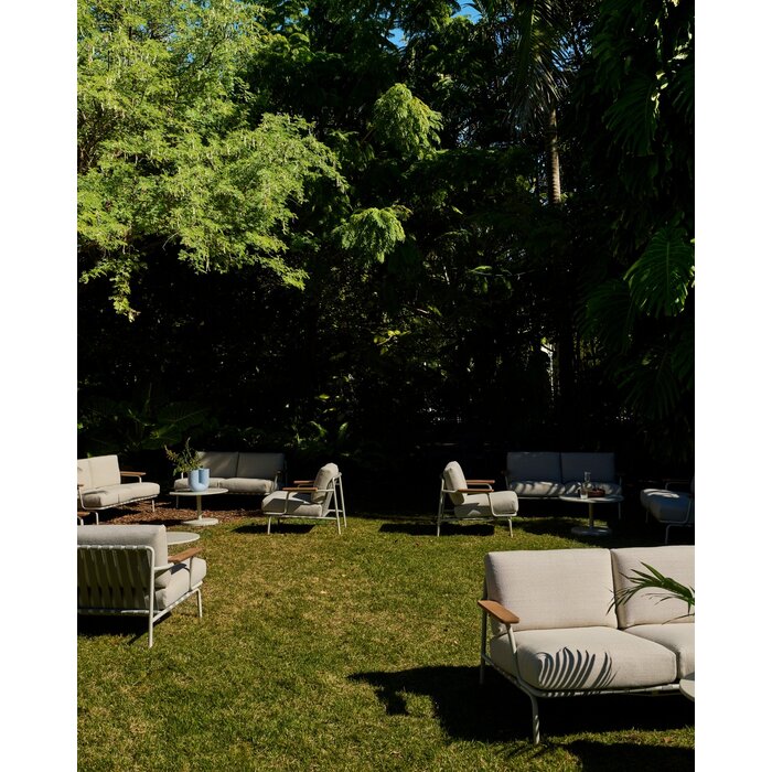 Muuto Settle Sofa 3-Seater Dark Green Frame Laze