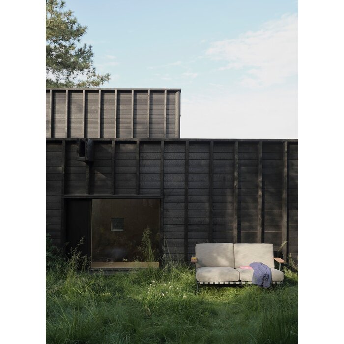 Muuto Settle Sofa 3-Seater Taupe Frame Laze