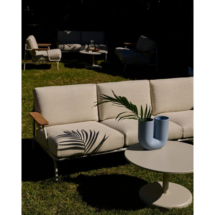 Muuto Settle Sofa 3-Seater Taupe Frame Laze