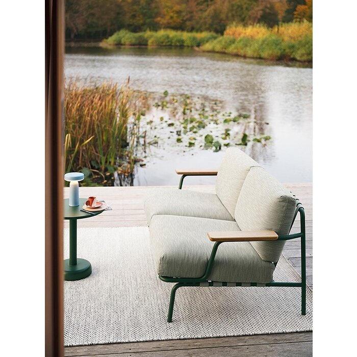 Muuto Settle Sofa 3-Seater Taupe Frame Laze