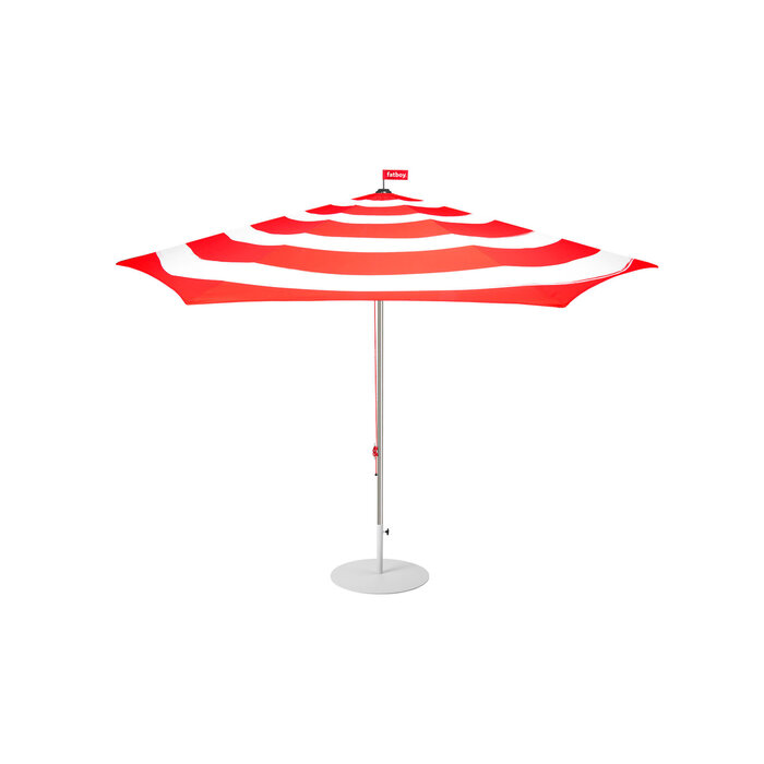 Fatboy Stripesol Parasol + Base Light Grey Ø 350 cm