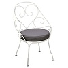 1900 Cabriolet Armchair Graphite Grey Cushion