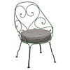1900 Cabriolet Armchair Grey Taupe Cushion