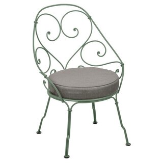 Fermob 1900 Cabriolet Armchair Grey Taupe Cushion