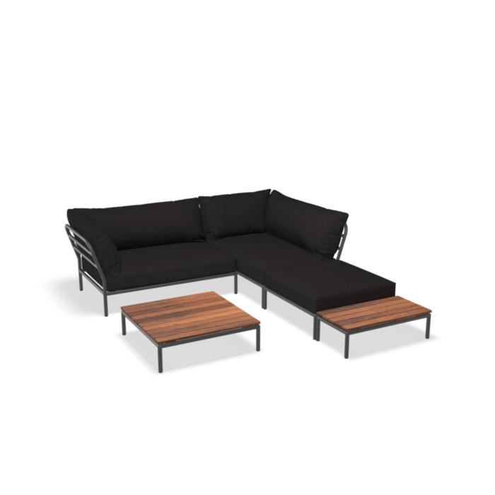 HOUE Level 2 Sofa Set 2 Frame Dark Grey