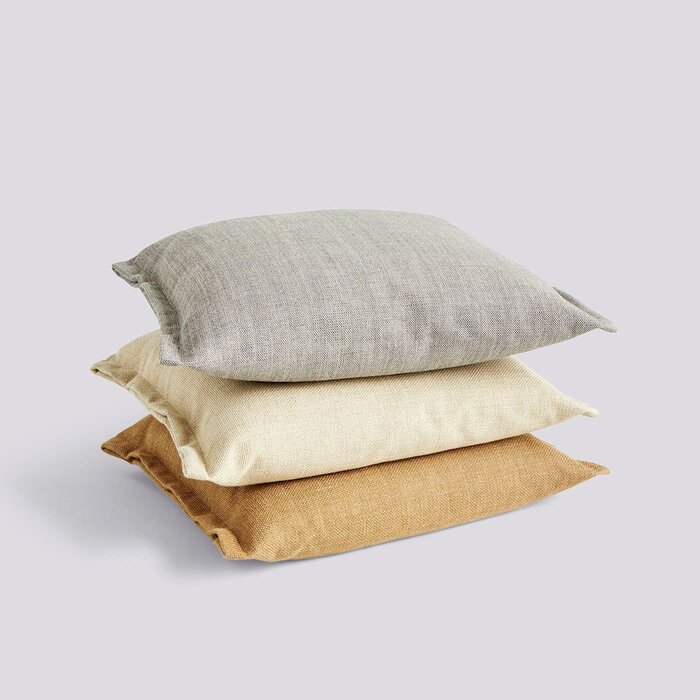 HAY Plica Cushion Structure 55 x 60 cm Salt Pepper
