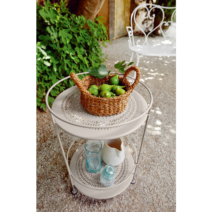 Fermob Guinguette Trolley Side Table Perforatie