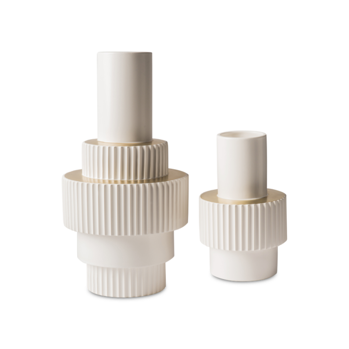Pols Potten Vase Gear White
