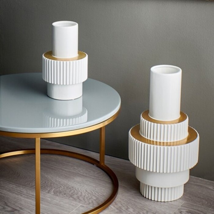 Pols Potten Vase Gear White