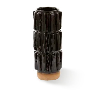 Pols Potten Vase Structure L Dark Brown