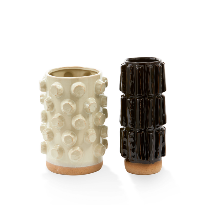 Pols Potten Vase Structure M Beige