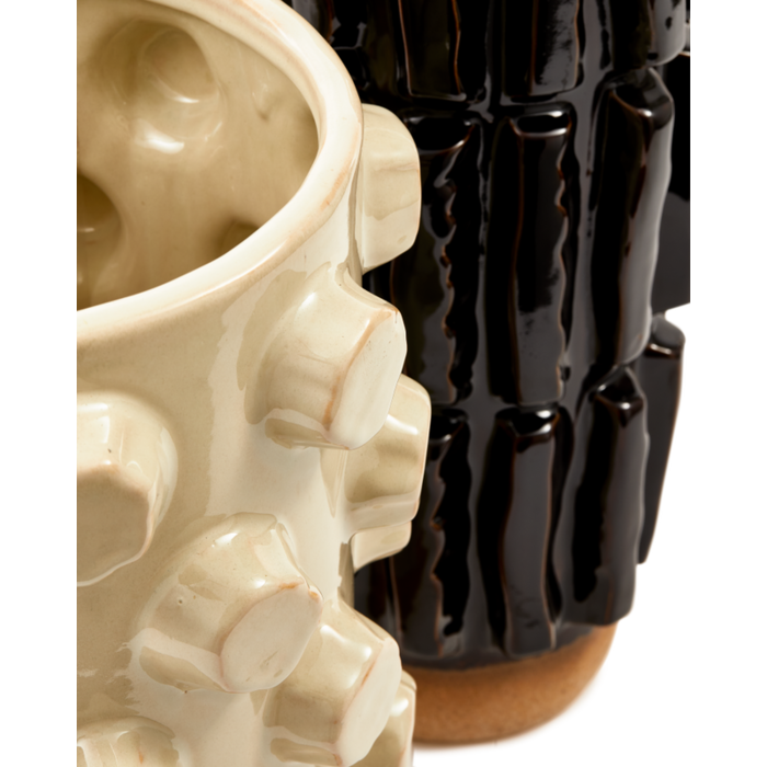 Pols Potten Vase Structure M Beige