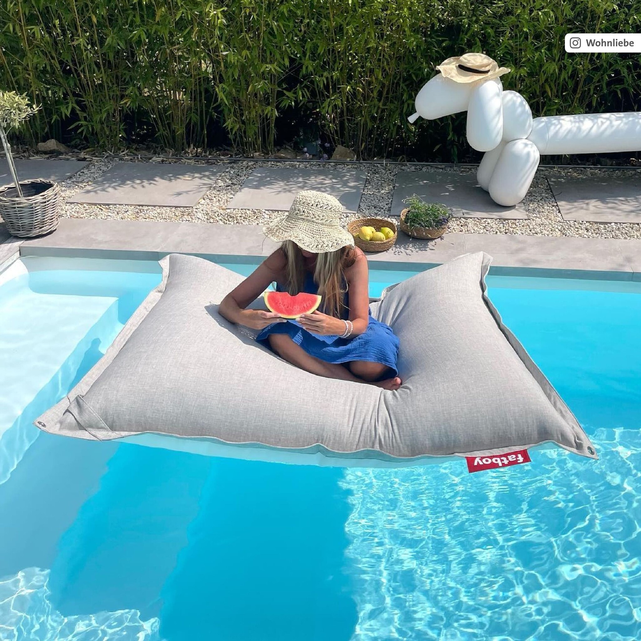 Fatboy Original Floatzac Waterzitzak Comfortabel Loungen op het Water - GRAUS wonen