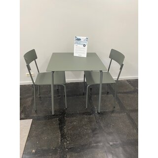 Serax Bistro Set Tafel + 2 Stoelen Eucalyptus Groen