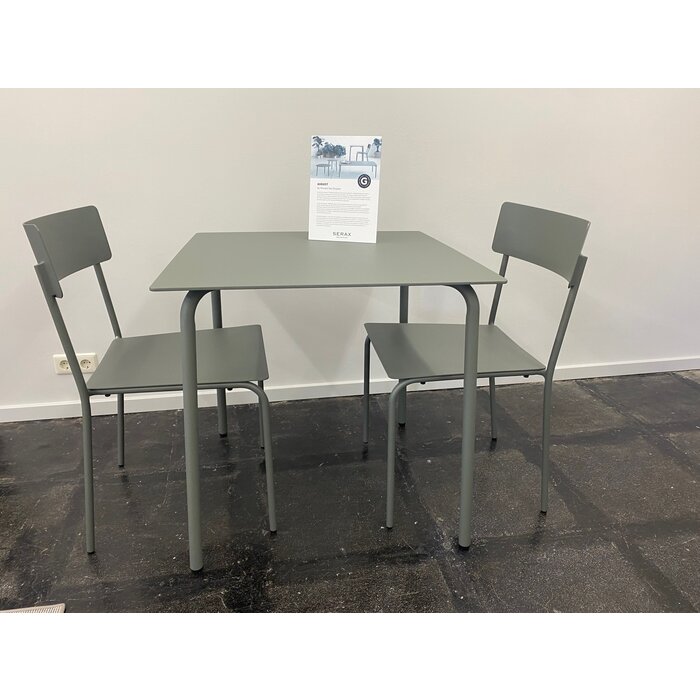 Serax Bistro Set Tafel + 2 Stoelen Eucalyptus Groen