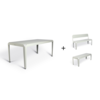 Bended Table 180 including benches