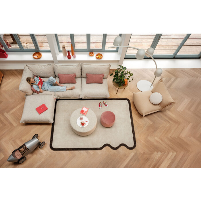 Fatboy Carpet Grand Not Straight Vloerkleed 200x290 cm Beige Right