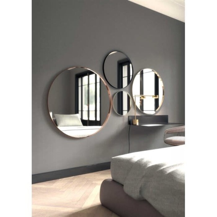 Frost Denmark UNU Circle Mirror 4130 - Ø 60 cm Brushed Copper