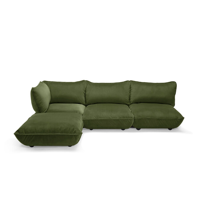Fatboy Sumo Corner Sofa Velvet Recycled