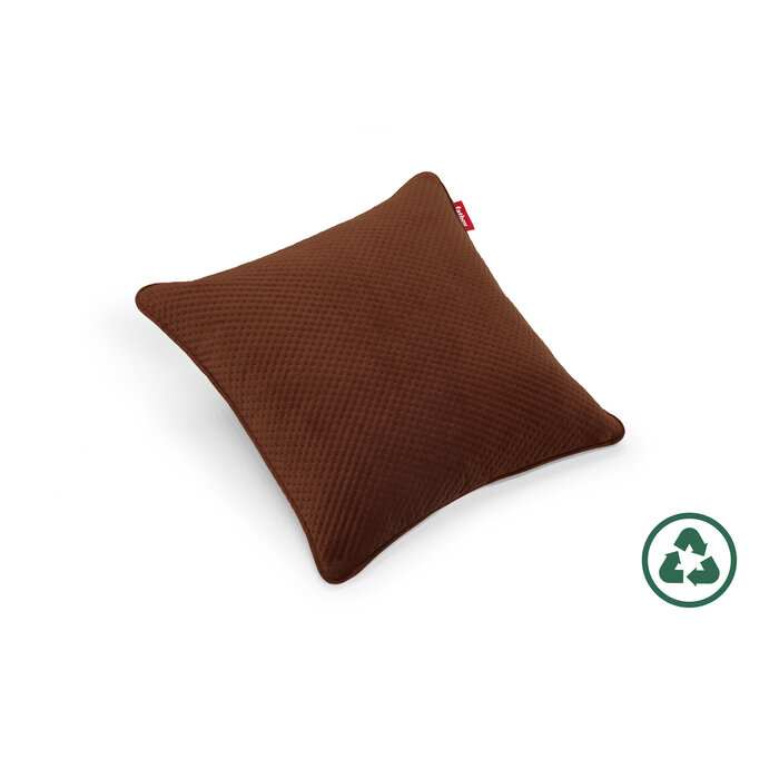 Fatboy Recycled Square Pillow Royal Velvet Tobacco