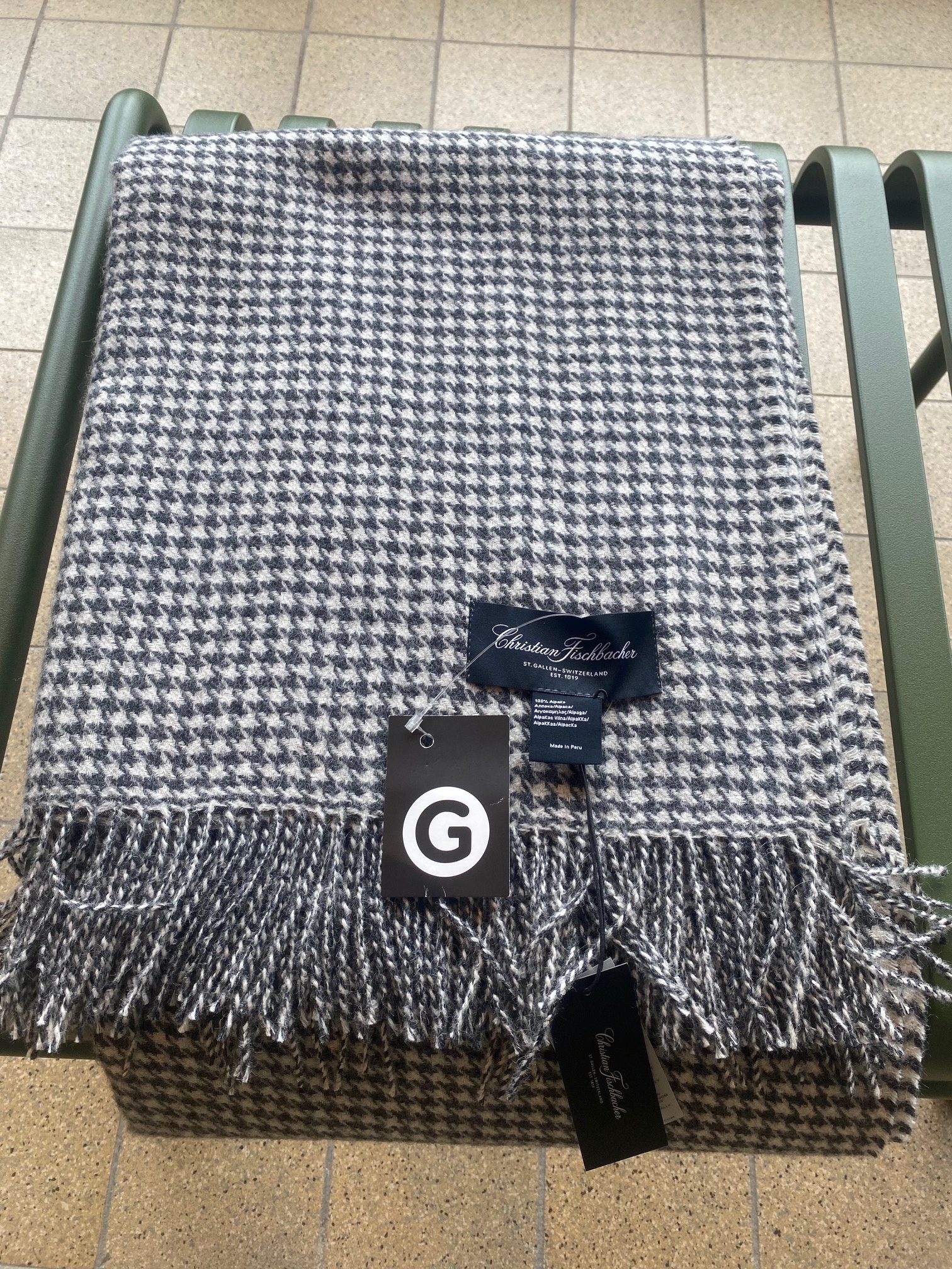 Plaid GENTLEMAN Baby Alpaca 130 x 200 cm