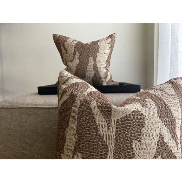 Omar Antwerp Gustave Cushion Beige/Brown