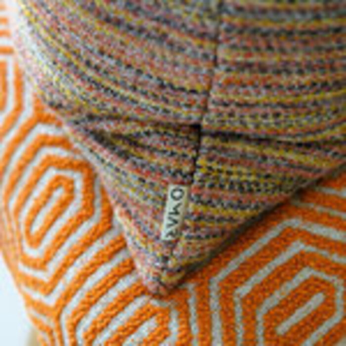 Omar Antwerp Henri Burned Orange Cushion