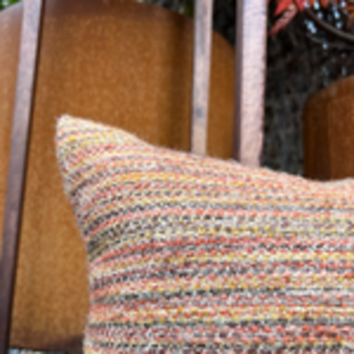 Omar Antwerp Henri Burned Orange Cushion