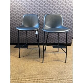 Walter Knoll Sheru 1454 Barstool Leather Select 1300 Black