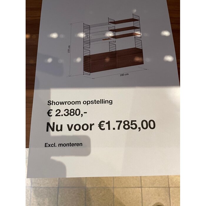 String Furniture Showroom Model String Huiskamer Combinatie