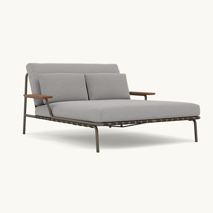 Muuto Settle Lounge Bed Taupe Frame