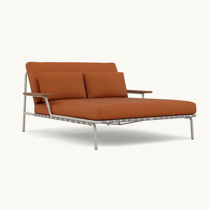 Muuto Settle Lounge Bed Grey Frame