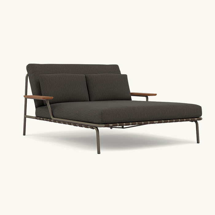 Muuto Settle Lounge Bed Taupe Frame