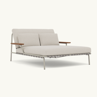 Muuto Settle Lounge Bed Grey Frame