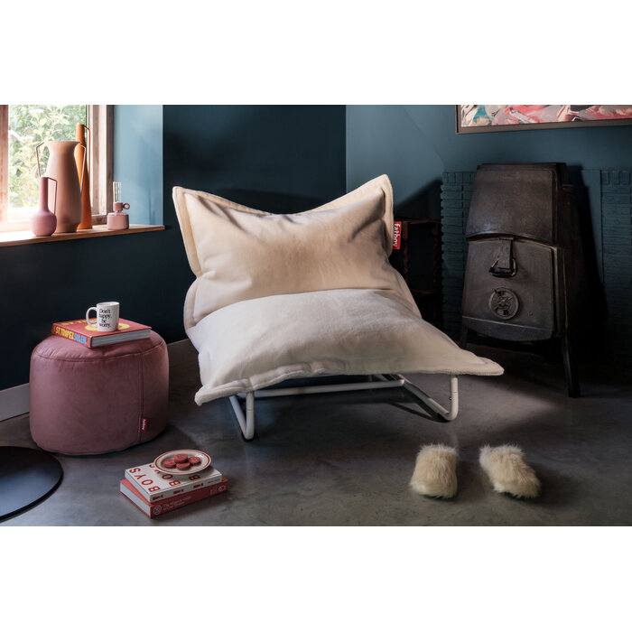 Fatboy Beanbase Whipped Cream + Original Slim Velvet