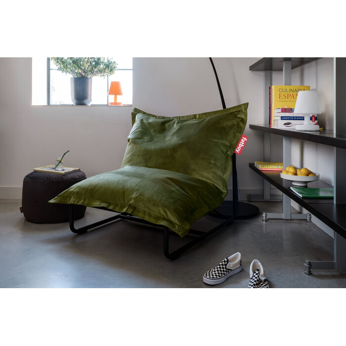 Fatboy Beanbase Anthracite + Original Slim Velvet