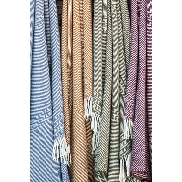 Røros Tweed Kattefot Plaid 140 x 220 cm