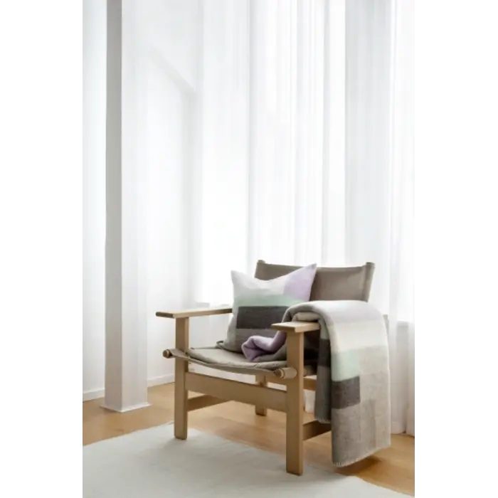 Røros Tweed Mikkel Cushion 50 x 50 cm Grey