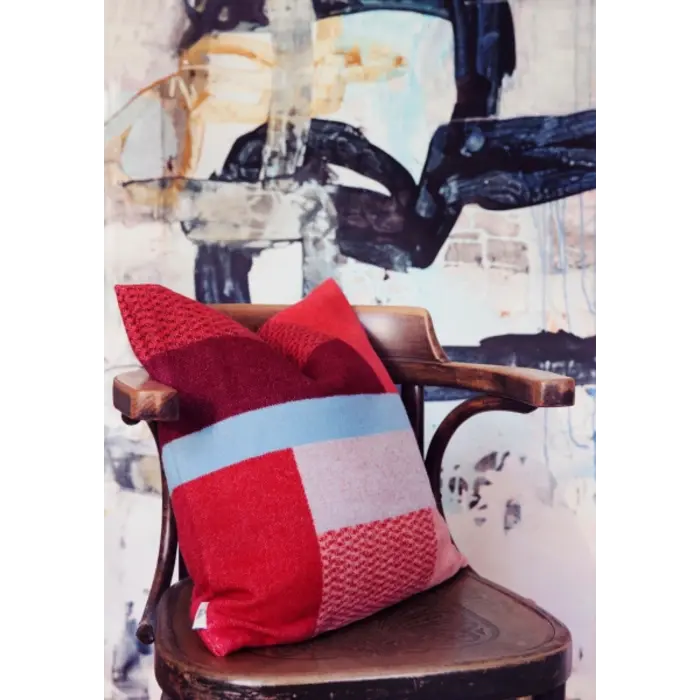 Røros Tweed Mikkel Cushion 50 x 50 cm Grey