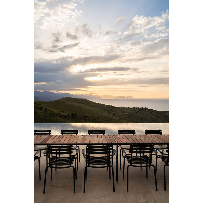 HOUE Avanti Dining Table Aluminium 83 x 98 cm